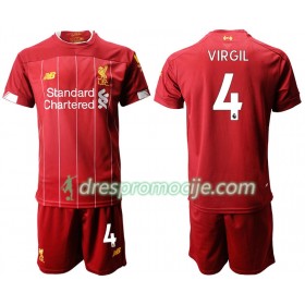 Liverpool Dres VIRGIL 4 Dječji Domaći 2019/20 Kratkih Rukava